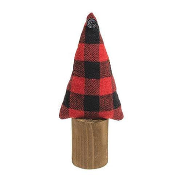 Buffalo Check Christmas Tree on Stump 95 - The Fox Decor